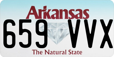 AR license plate 659VVX
