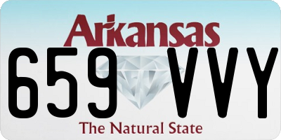 AR license plate 659VVY