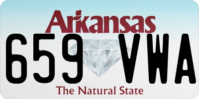 AR license plate 659VWA