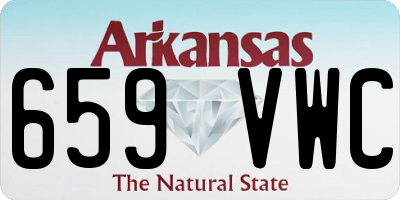 AR license plate 659VWC