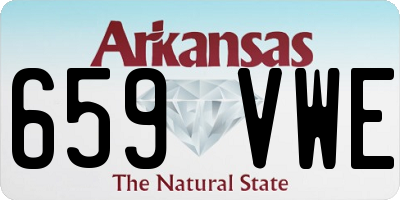 AR license plate 659VWE