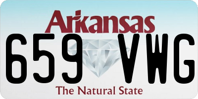 AR license plate 659VWG