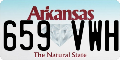 AR license plate 659VWH