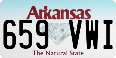 AR license plate 659VWI