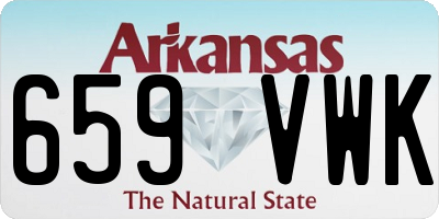 AR license plate 659VWK