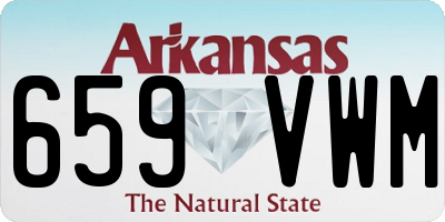 AR license plate 659VWM