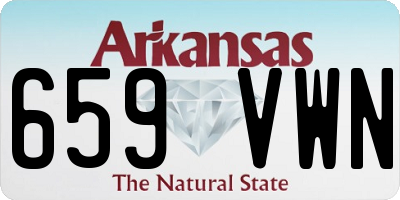 AR license plate 659VWN
