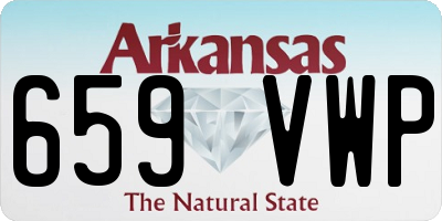 AR license plate 659VWP