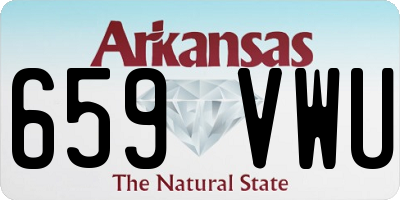 AR license plate 659VWU