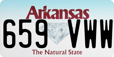 AR license plate 659VWW