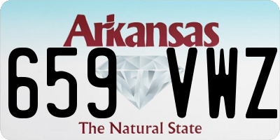 AR license plate 659VWZ