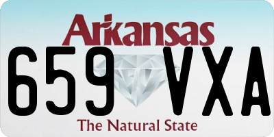 AR license plate 659VXA