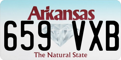 AR license plate 659VXB