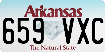 AR license plate 659VXC