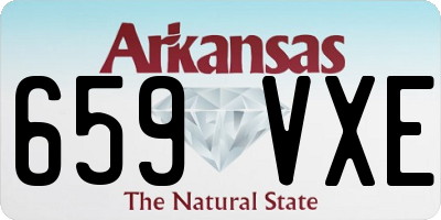 AR license plate 659VXE