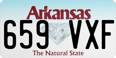 AR license plate 659VXF