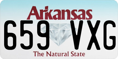 AR license plate 659VXG