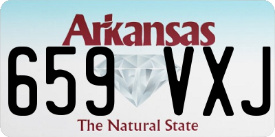 AR license plate 659VXJ