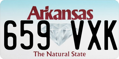 AR license plate 659VXK