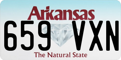 AR license plate 659VXN