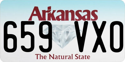AR license plate 659VXO
