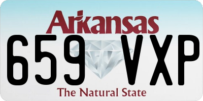 AR license plate 659VXP