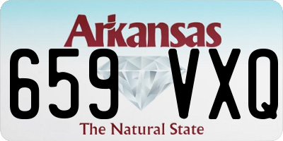 AR license plate 659VXQ