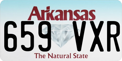 AR license plate 659VXR