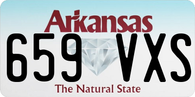 AR license plate 659VXS
