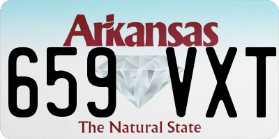 AR license plate 659VXT