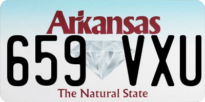 AR license plate 659VXU
