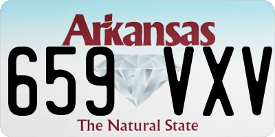 AR license plate 659VXV