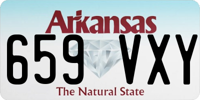 AR license plate 659VXY