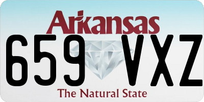 AR license plate 659VXZ