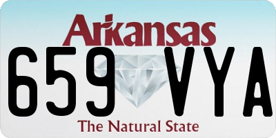 AR license plate 659VYA