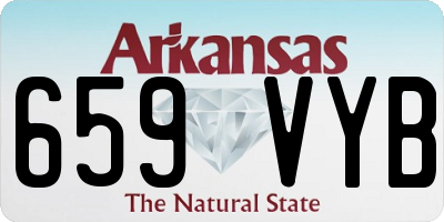 AR license plate 659VYB