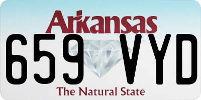 AR license plate 659VYD