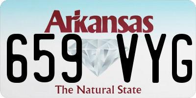 AR license plate 659VYG