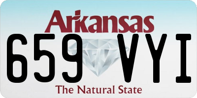 AR license plate 659VYI