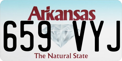 AR license plate 659VYJ