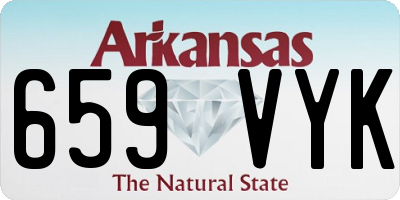 AR license plate 659VYK