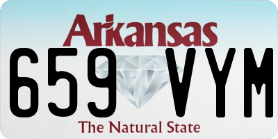 AR license plate 659VYM