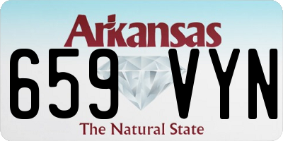 AR license plate 659VYN