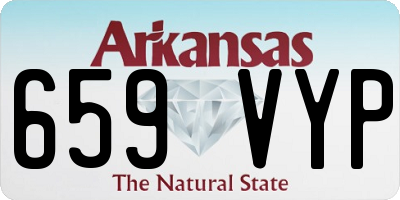 AR license plate 659VYP