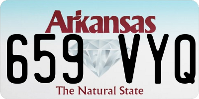 AR license plate 659VYQ
