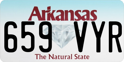 AR license plate 659VYR