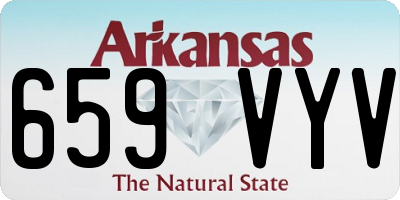 AR license plate 659VYV