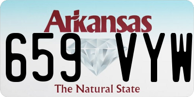 AR license plate 659VYW