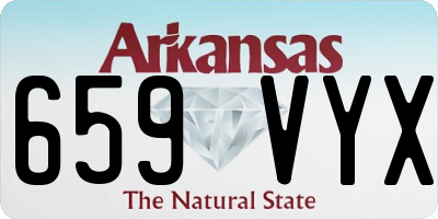 AR license plate 659VYX