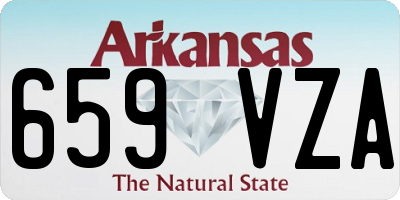 AR license plate 659VZA